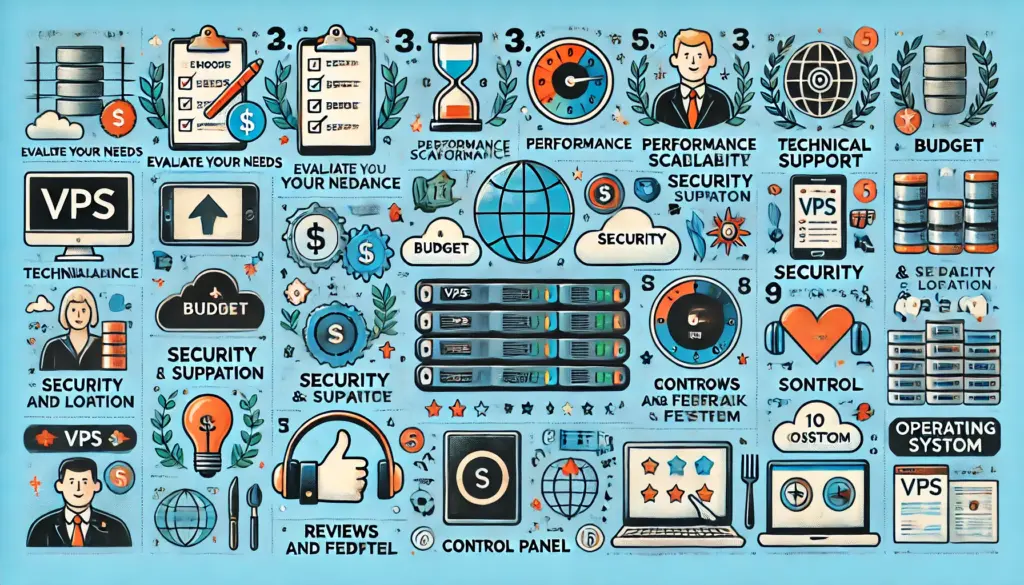 Infografía sobre cómo elegir tu mejor servidor vps