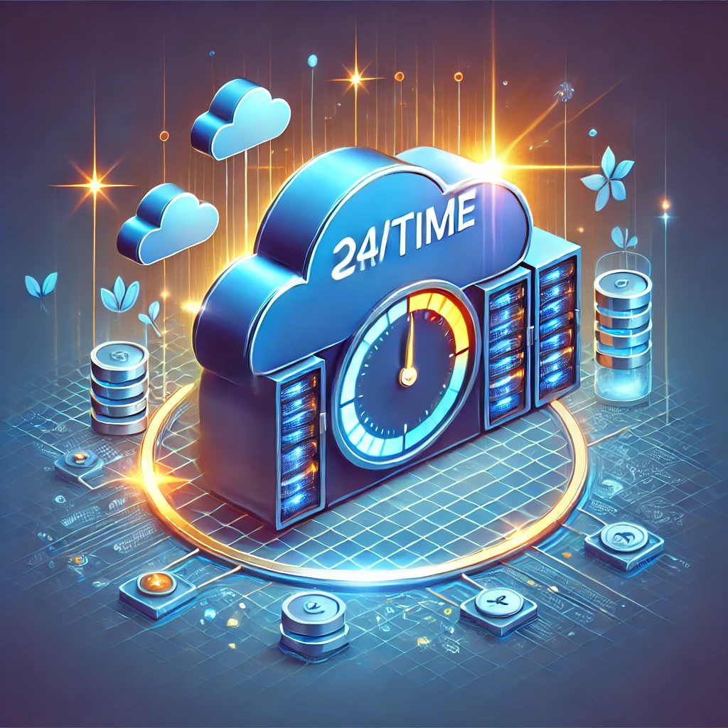 Tiempo de actividad de un servidor virtual