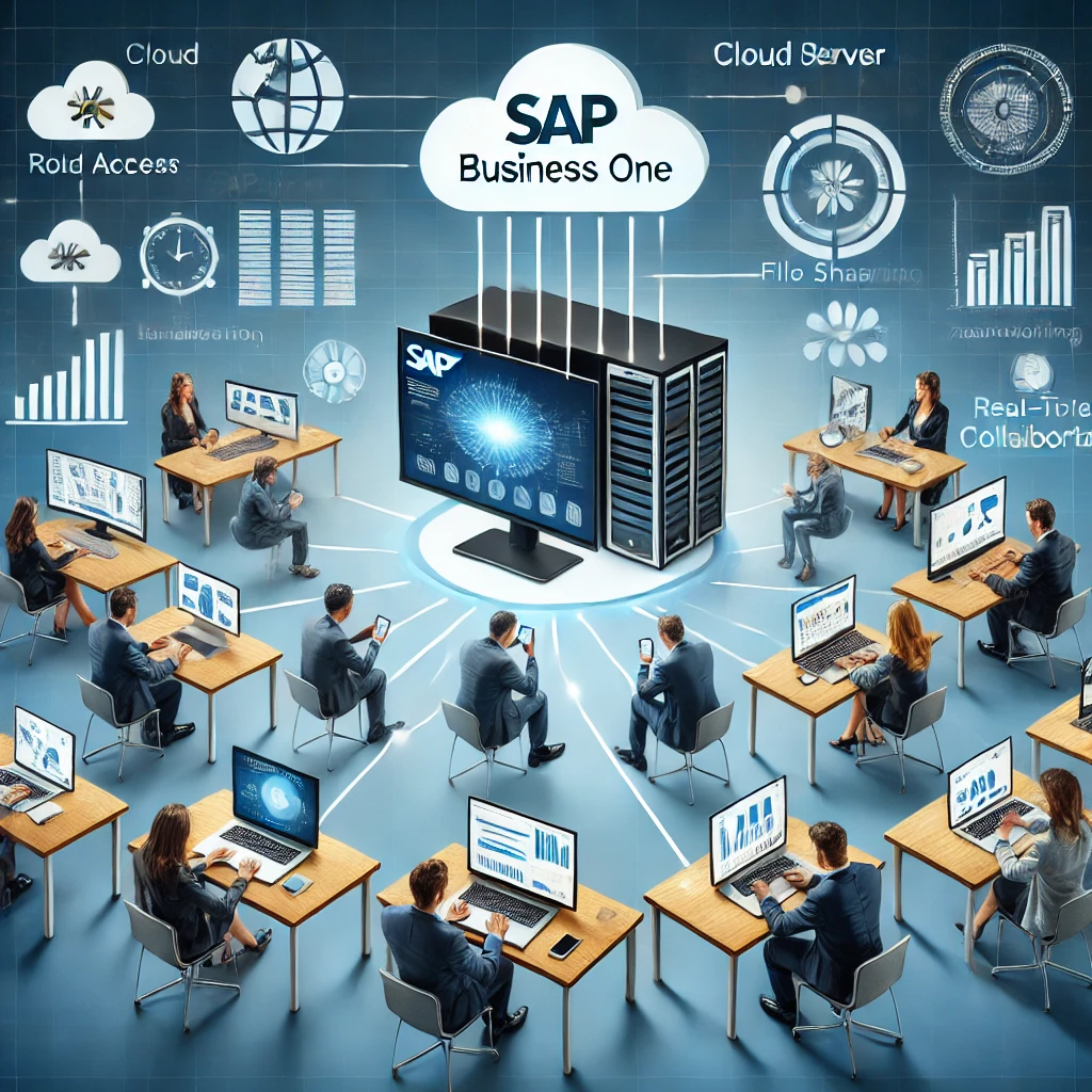 Acceso remoto y colaboración gracias a un servidor cloud para SAP Business One