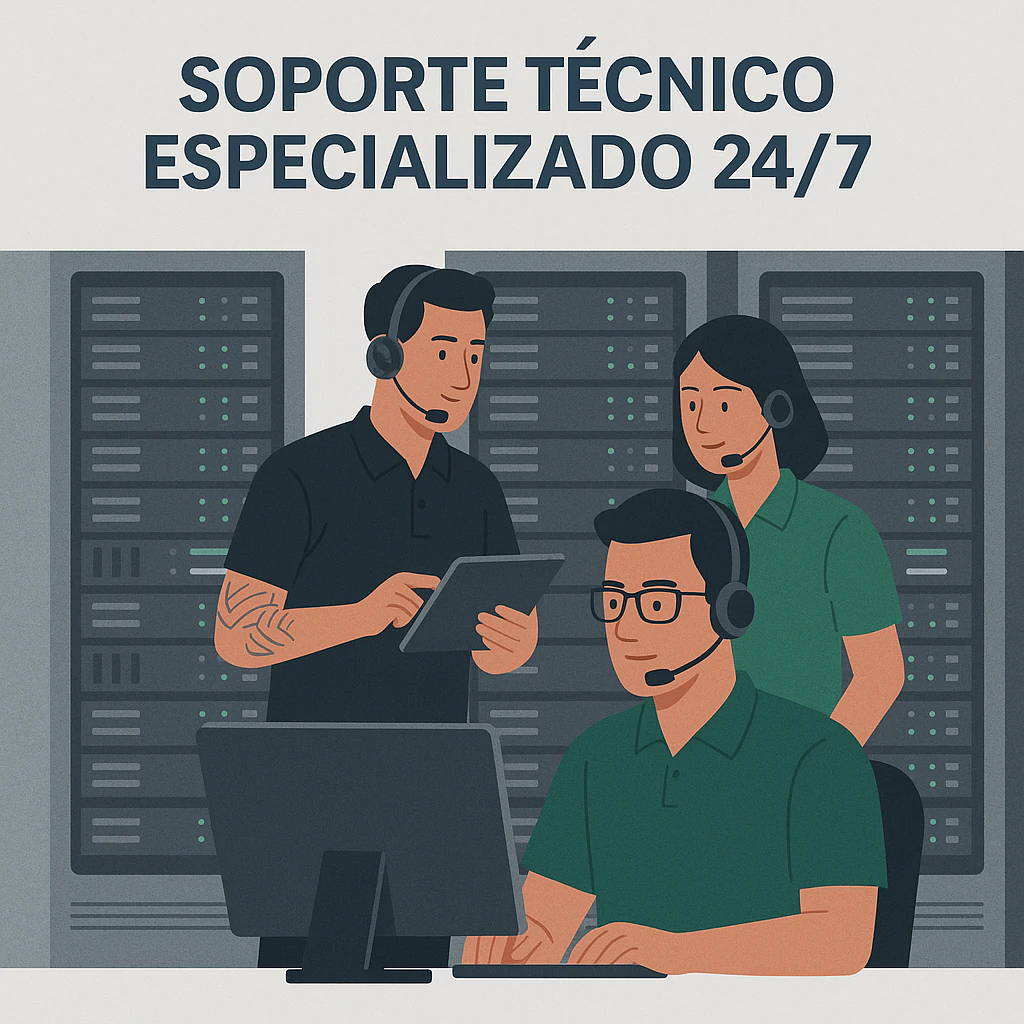 soporte técnico para servidores dedicados administrados