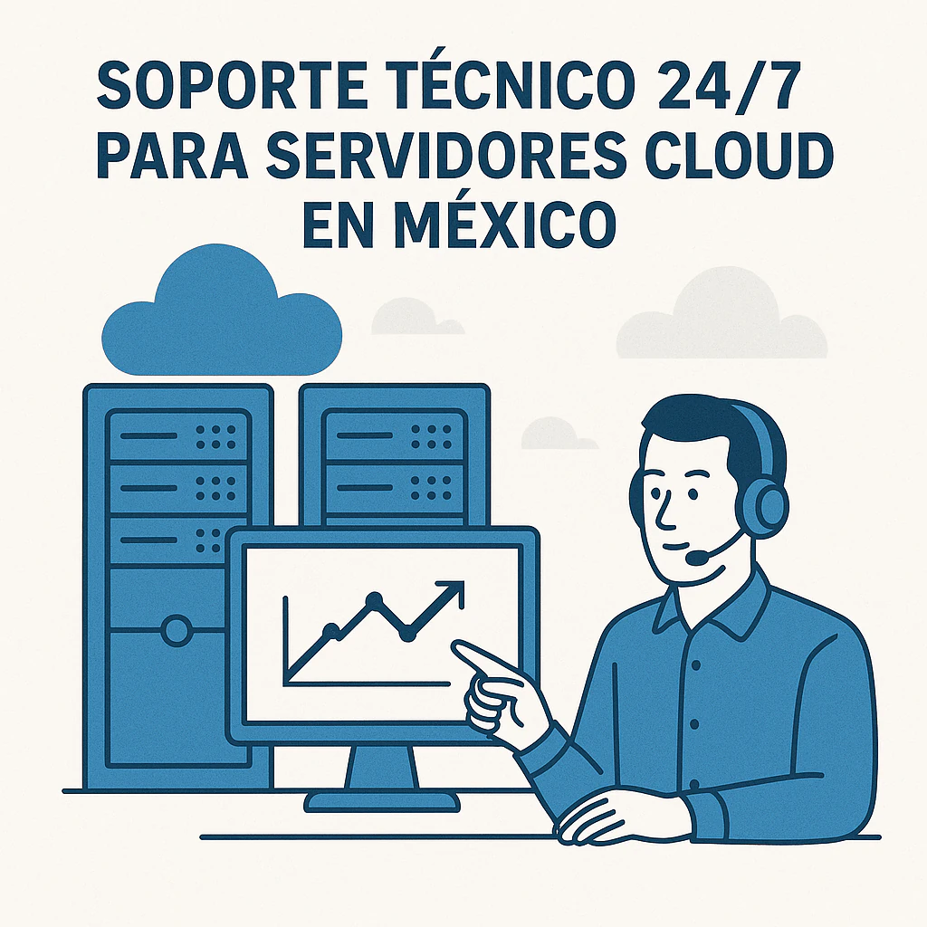 soporte técnico 24/7 para servidores cloud en México