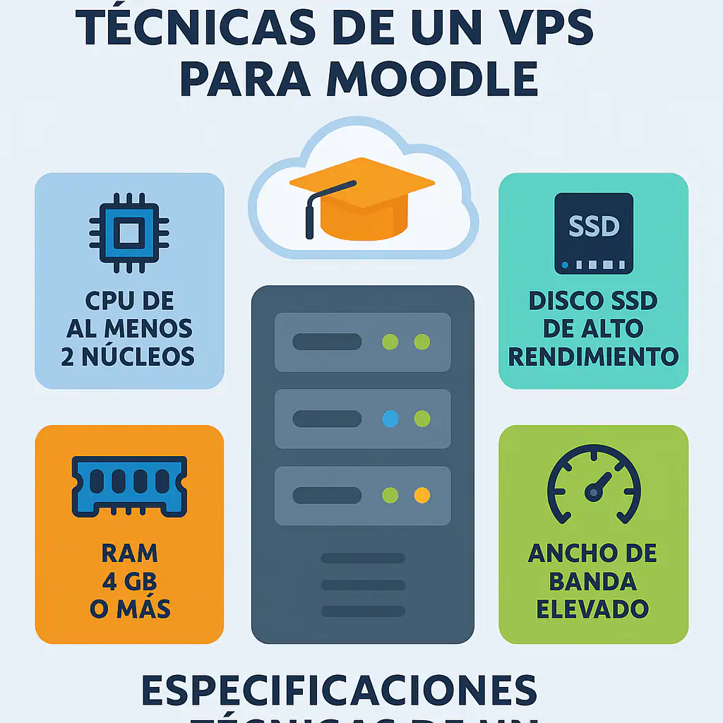 Costos de servidores dedicados para Moodle