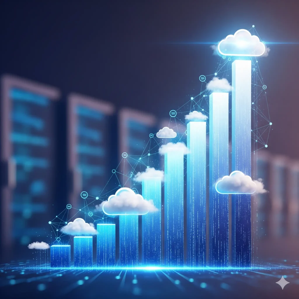 Escalabilidad de servidor VPS nube para almacenamiento