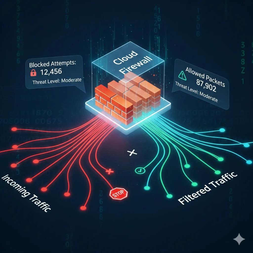 Firewall avanzado en servidor cloud México