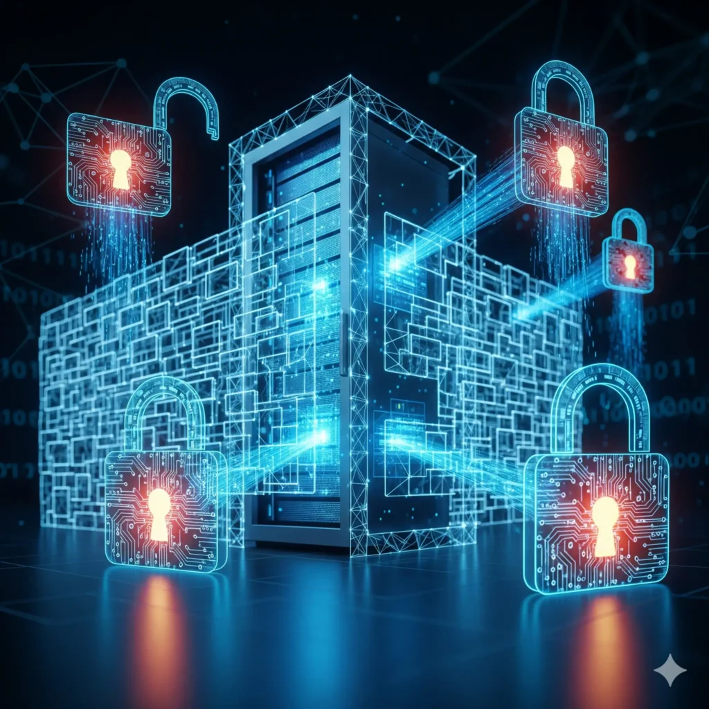 Seguridad en servidores de hosting empresarial