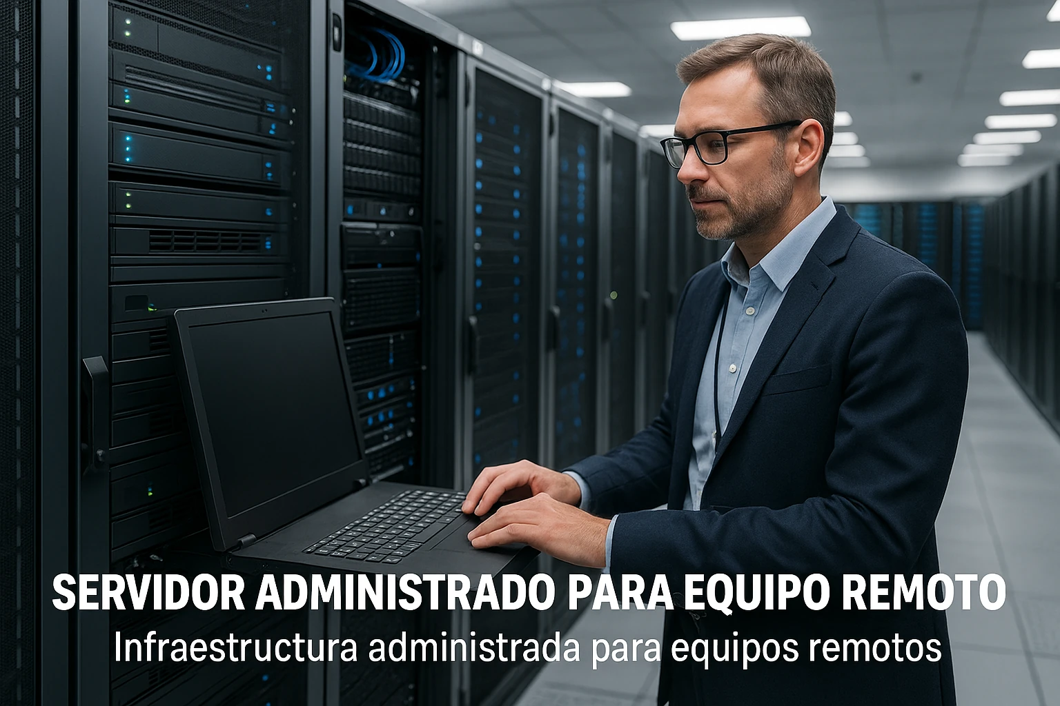 Servidor administrado para equipo remoto en centro de datos moderno
