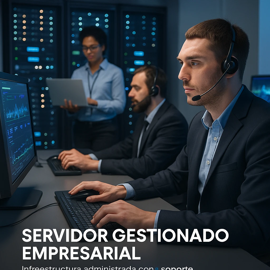 Servidor gestionado empresarial con soporte 24/7
