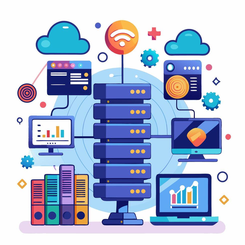 Red de servidores y conexión a la nube