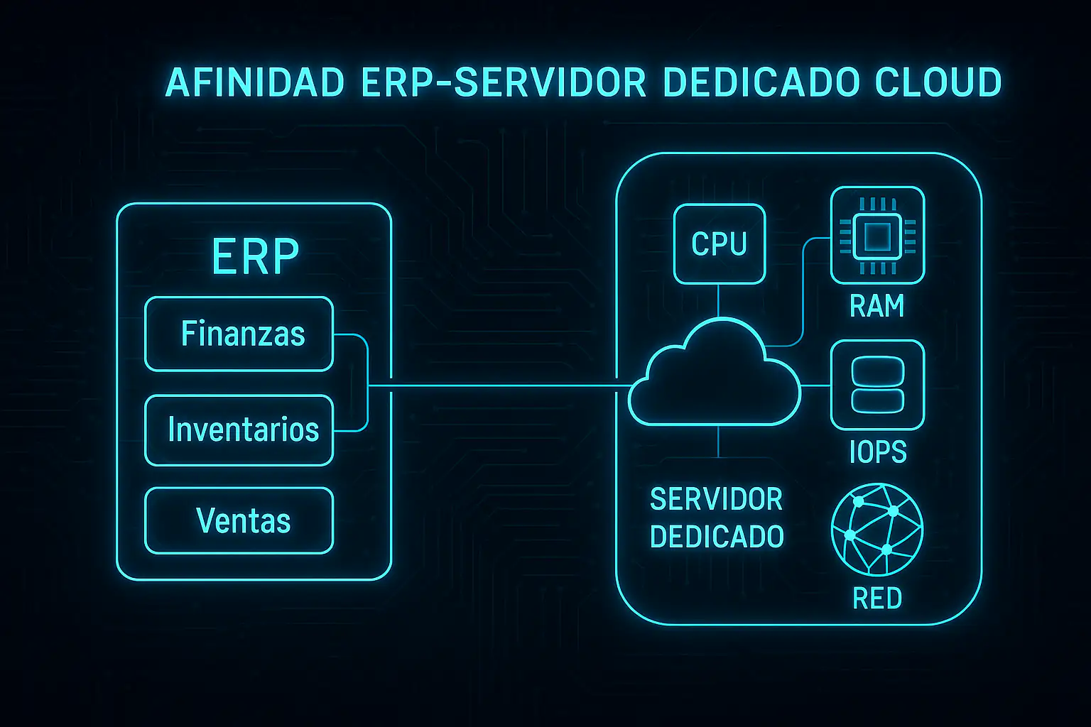 qué ERP funciona mejor en servidor dedicado cloud