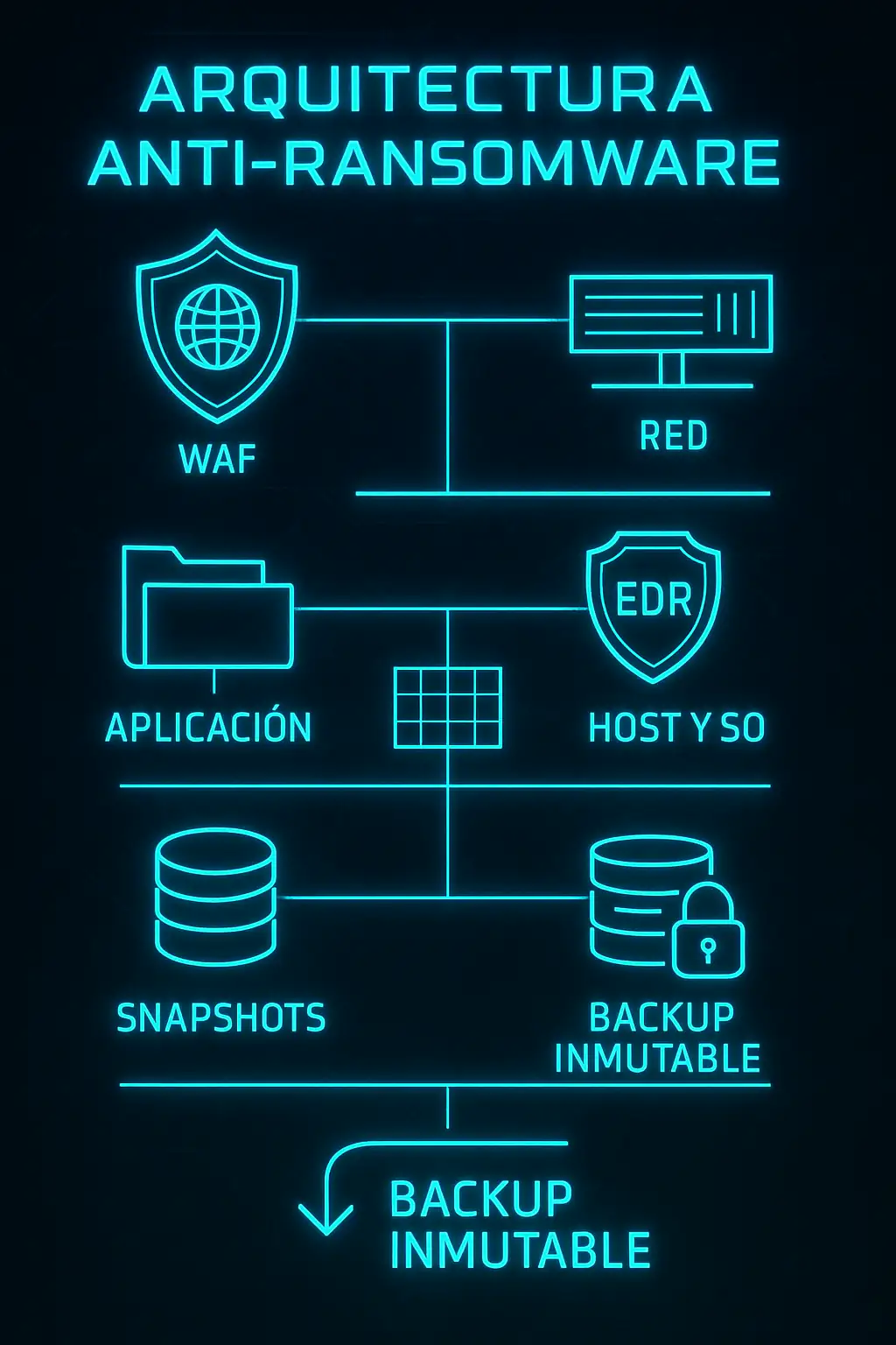 servidor dedicado con protección anti-ransomware incluida