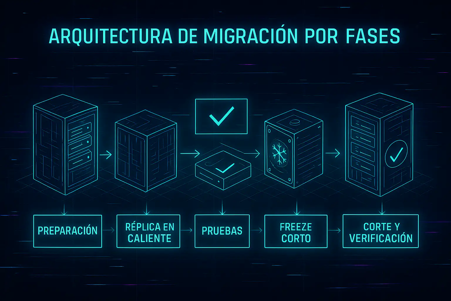 migrar a servidor dedicado sin interrupción