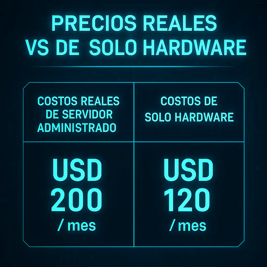comparación de costos operativos