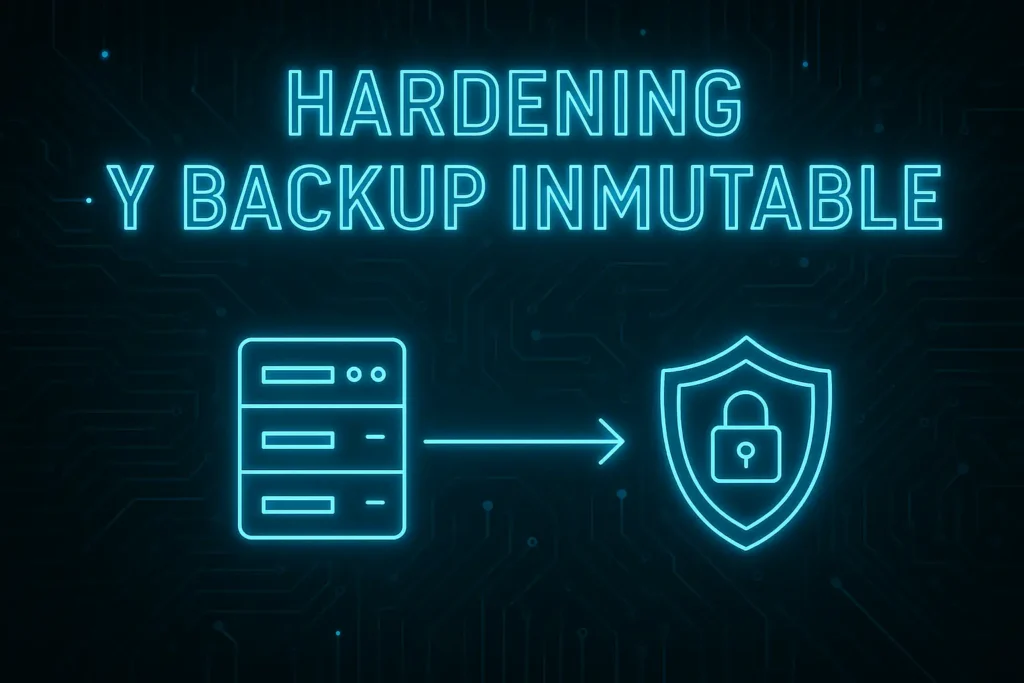 servidor dedicado con backup inmutable