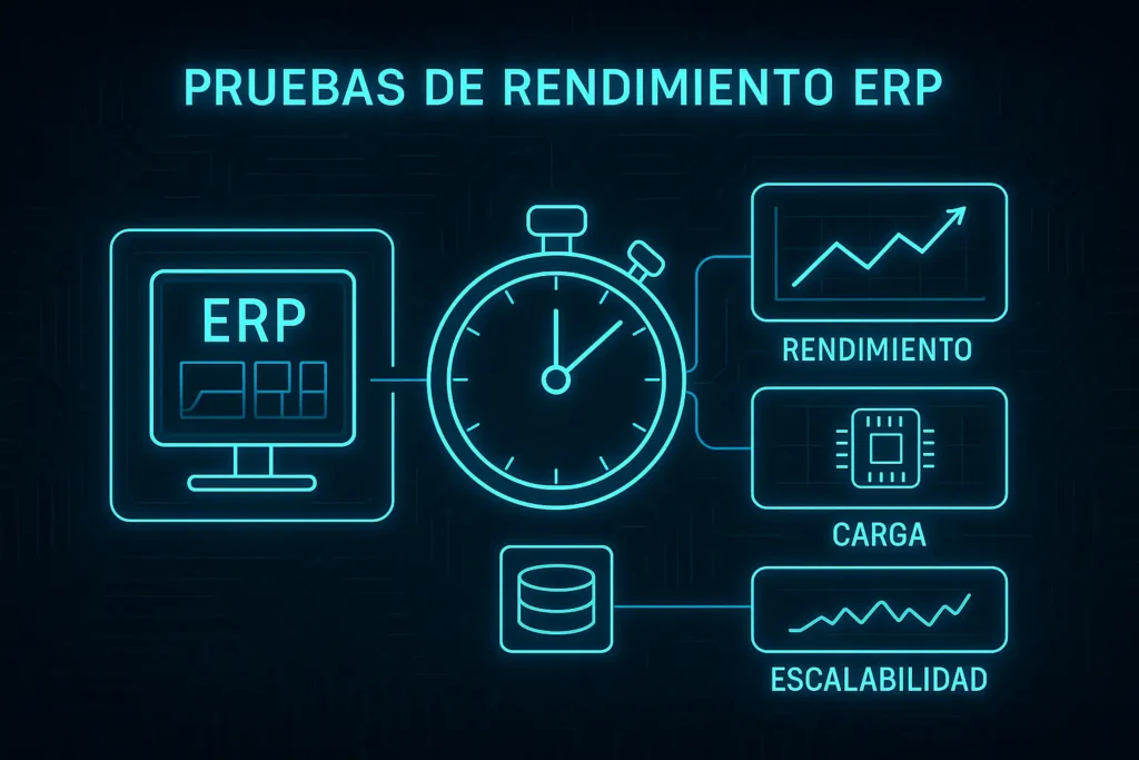 pruebas de rendimiento ERP en dedicado cloud