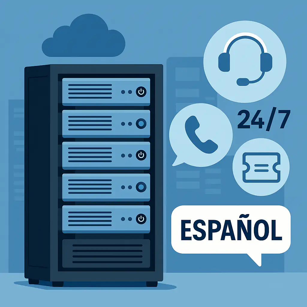 servidor dedicado con soporte 24/7 en español