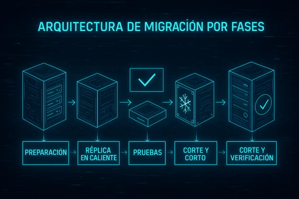 migrar a servidor dedicado sin downtime