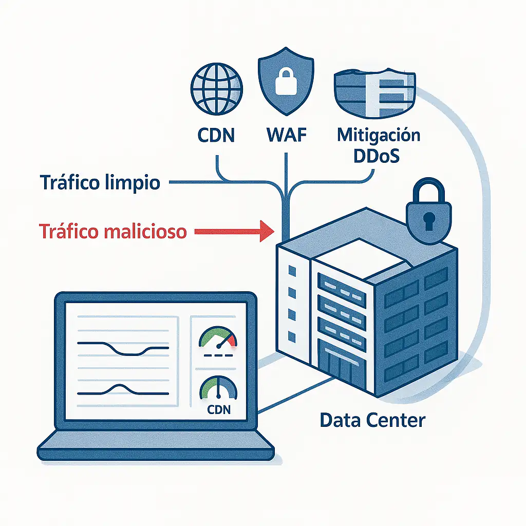 reporte de servicio mensual con KPIs