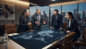 Empresa creciendo con infraestructura cloud escalable