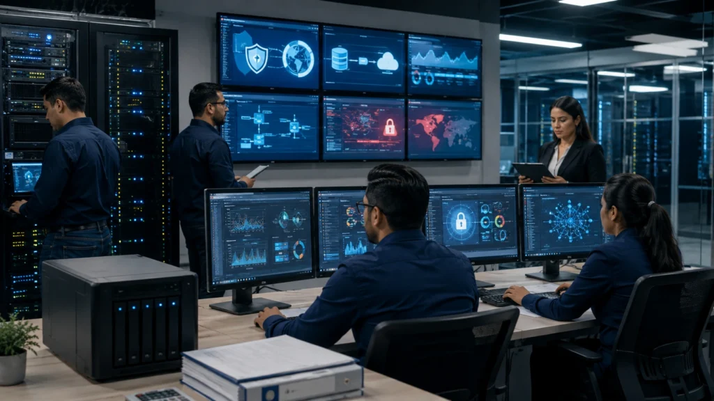 Seguridad y respaldos automáticos de un servidor para ERP